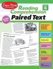 Reading Comprehension: Paired Text, Grade 6 - Print