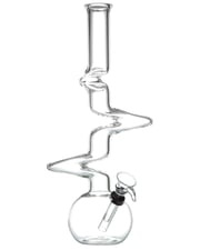 12" Zig-Zag Beaker Bong