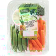 Signature Select/Farms Snack Tray Veggie With Ranch - 6.5 Oz