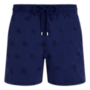 Men Swim Trunks Embroidered Micro Ronde des Tortues Diagonale - Limited Edition