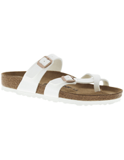 Birkenstock Women's Mayari Original Footbed White Birko-Flor Sandal