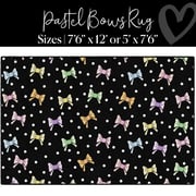 Pastel Bows Classroom Rug by Schoolgirl Style