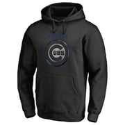 Men's Chicago Cubs Fanatics Branded Black Arch Smoke Pullover Hoodie