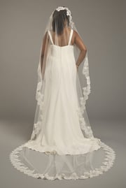 Cathedral Mantilla Lace Edge Veil