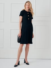 Black Solid Florence Dress | Women's Dresses | J.McLaughlin