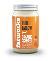 Organic Grass Fed Beef Tallow (14 oz)