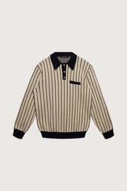 STRIPED RUGBY SWEATER