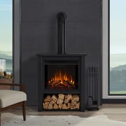 Hollis Freestanding Electric Stove in Black