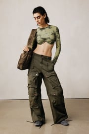 Calça comprida cargo studio