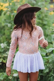 Farrah Clipdot Leotard - Mariposa Meadows (Pre-Order)