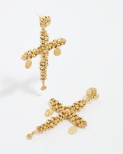 Daphne Oz X Soru The Domenica Cross Earrings