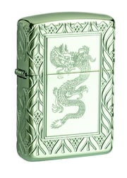 Armor<® High Polish Green Elegant Dragon
