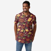 Washington Commanders Victory Vacay Button Up Shirt