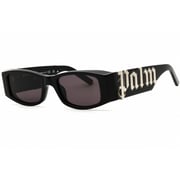 Palm Angels Unisex Sunglasses - Black Acetate Rectangular | ANGEL PERI007C99PLA0011007