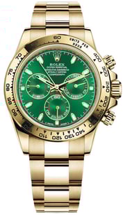 Rolex 'John Mayer' Daytona Cosmograph | Green Dial, Yellow Gold (Ref#116508)