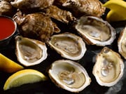 Petite Pink Moon East Coast Cocktail Oysters