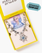 Disney Frozen Elsa Spinning Snowflake Necklace
