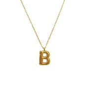 Bubble Initial Necklace