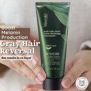 Mayraki Anti Grey Restoring Treatment - Grey hair treatment to reverse grey hair, improve grey hair texture, restore color naturally | 100 ml/3.38 fl. oz  Set of 2 | New Packaging