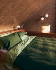 Moss, Apple & Crisp White Organic Cotton Percale Bedding Bundle