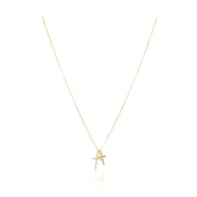 Double Cross Necklace