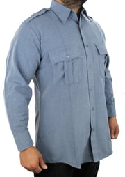 Poly Rayon Long Sleeve Uniform Shirt