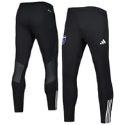 Men's San Jose Earthquakes adidas Black 2023 On-Field Team Crest AEROREADY Training Pants