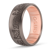 Enso Cares Best Friends Animal Society Silicone Ring - Dogs All Around