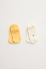 Palm Tree 2-Pack Half-Cushion Socks