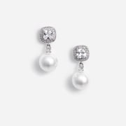 Crystal Pearl Earrings