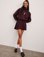 Score Pleated Skirt