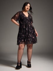 Nightfall Tiered Mini Dress