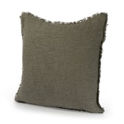Tharp Textured Olive Fabric Outdoor 20" Pillow