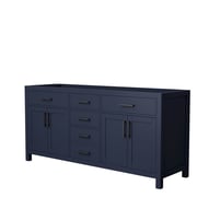 Beckett 72" Double Bathroom Vanity by Wyndham Collection - Dark Blue