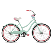 Good Vibrations Kids Beach Cruiser, 24-Inch, Pastel Green