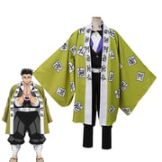 Demon Slayer Kimetsu no Yaiba Gyomei Himejima Cosplay Costumes