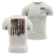 Red Blood Blue Collar® T-Shirt - Sand