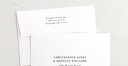 Natural Monogram Standard Envelopes