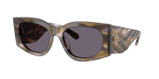 TORY BURCH TY7221U Purple Striated - Women Sunglasses, Purple Lens