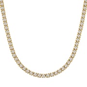 Women's Diamond Tennis Chain Gold Plated Cubic Zirconia Hip Hop Necklace