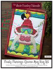 Floaty Flamingo Gnome Mug Rug Kit