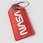 Nasa Worm Logo - Luggage Tag