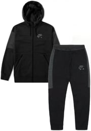 Nike Air Mens Fleece Tracksuit Full Set in Black