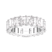 Check this out from gnoce! White Topaz Baguette Cut Band Ring