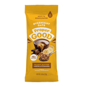 Peanut Butter, Chocolate & Banana Overnight Oats
