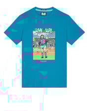 Opus Graphic T-Shirt Kingfisher Blue