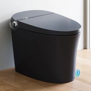 Black Smart Toilet with Bidet Seat For 12 Inch Rough In Model T36