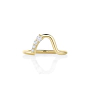 White Diamond Mini Lucy Wave Band