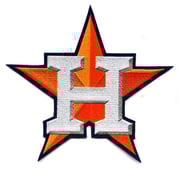 Houston Astros Star Hat Logo Batting Practice Jersey Sleeve Patch (2013)