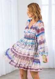 Sayulita Chiffon Mini Dress